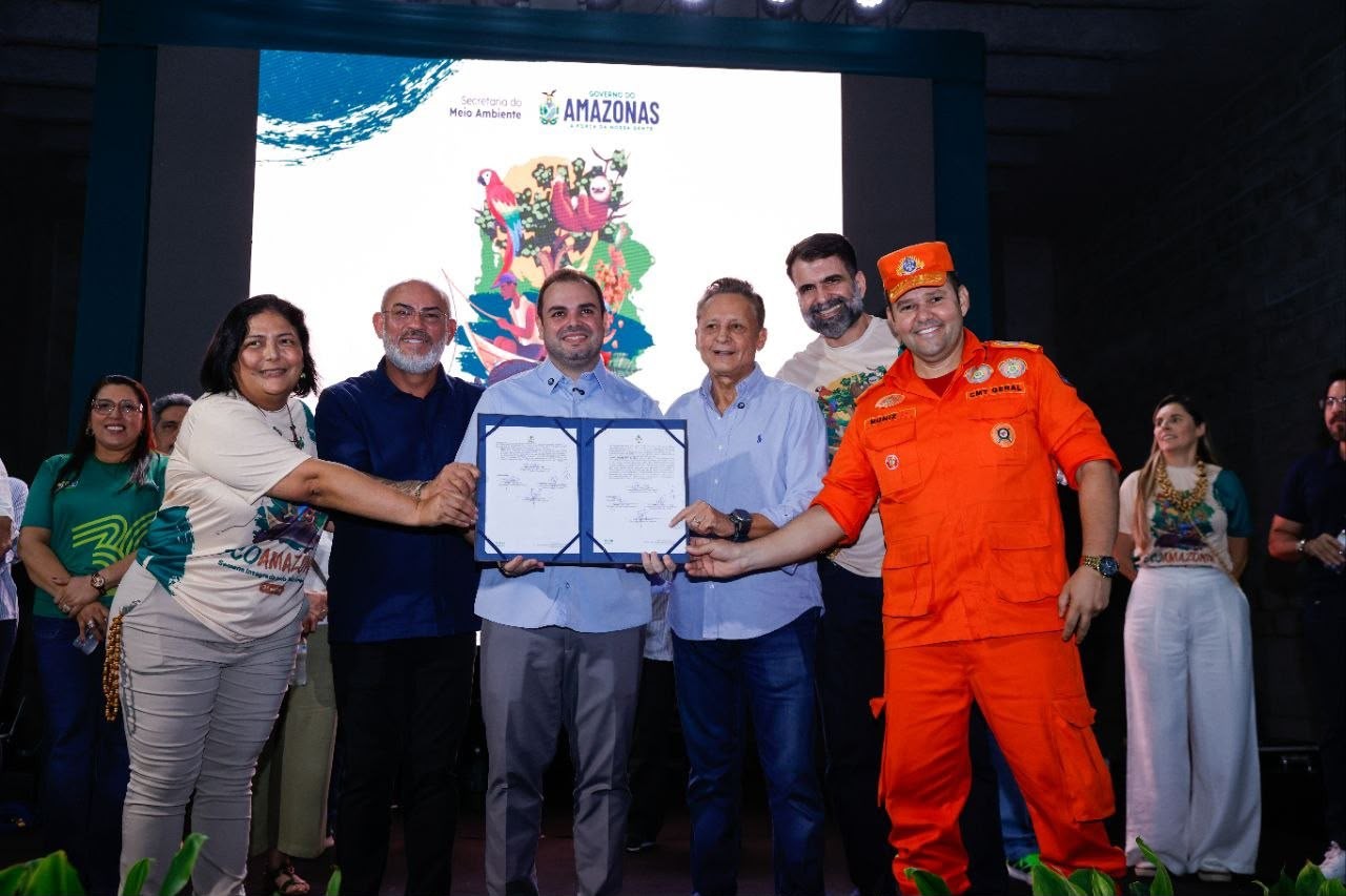 Durante a EcoAmazônia, governador Roberto Cidade anuncia construção de bases do Corpo de Bombeiros em Apuí e Boca do Acre 